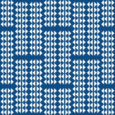 Seamless pattern in trendy blue color. The tiles can be combined with each other.