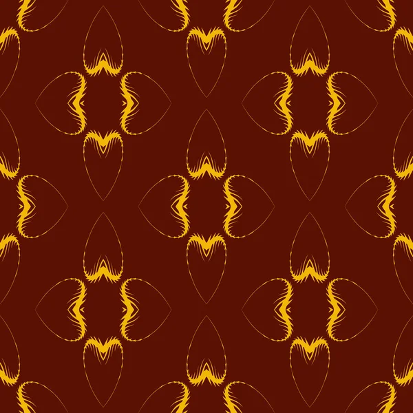 Seamless Red Yellow Pattern Materials Wallpapers Use Graphics Tiles Can — Stockfoto