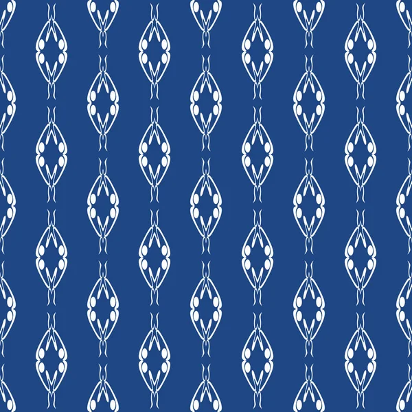 Seamless Abstract Pattern Trendy Blue Color Tiles Can Joined Together — Photo