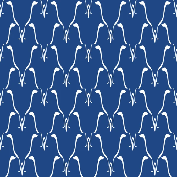 Seamless Abstract Pattern Trendy Blue Color Tiles Can Joined Together — Zdjęcie stockowe