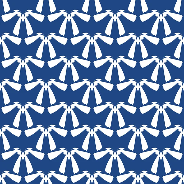 Seamless Abstract Pattern Trendy Blue Color Tiles Can Joined Together — Stock Fotó