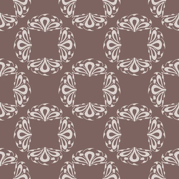 Seamless Decorative Pattern Brown Background Design Printing Textiles Wallpapers Background — Stock Photo, Image