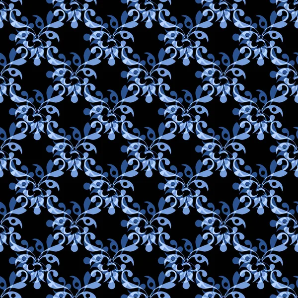 얼룩덜룩 푸른색의 광택없는 무늬가 타일들은 수있습니다 — 스톡 사진