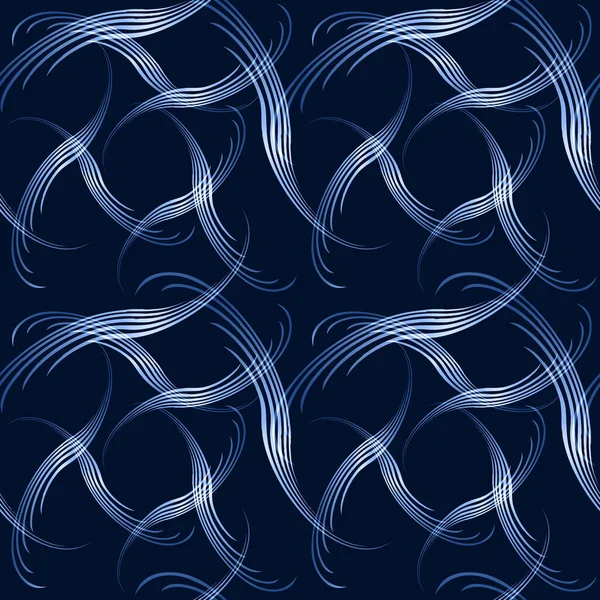 流行の青の色でシームレスな幾何学模様 2020年のクラシックブルー — ストック写真