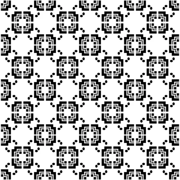 Naadloos Patroon Van Zwart Wit Geometrisch Moderne Stijlvolle Textuur — Stockfoto