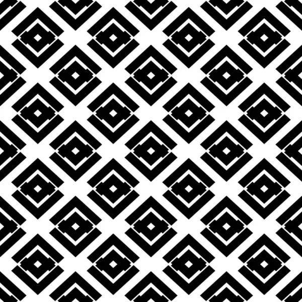 Nahtloses Muster Aus Schwarz Weiß Geometrie Moderne Stilvolle Textur — Stockfoto