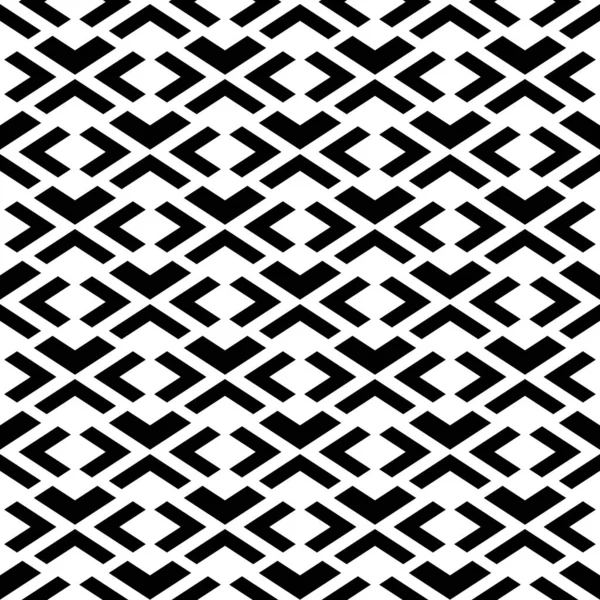 Siyah Beyaz Geometriğin Kusursuz Deseni Modern Stil Dokusu — Stok fotoğraf