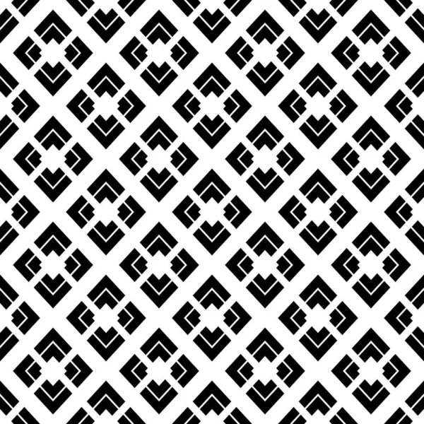 Nahtloses Muster Aus Schwarz Weiß Geometrie Moderne Stilvolle Textur — Stockfoto