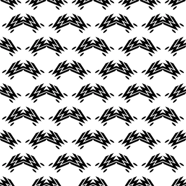 Bezproblémový Vzor Černobílé Geometrické Moderní Stylová Textura — Stock fotografie
