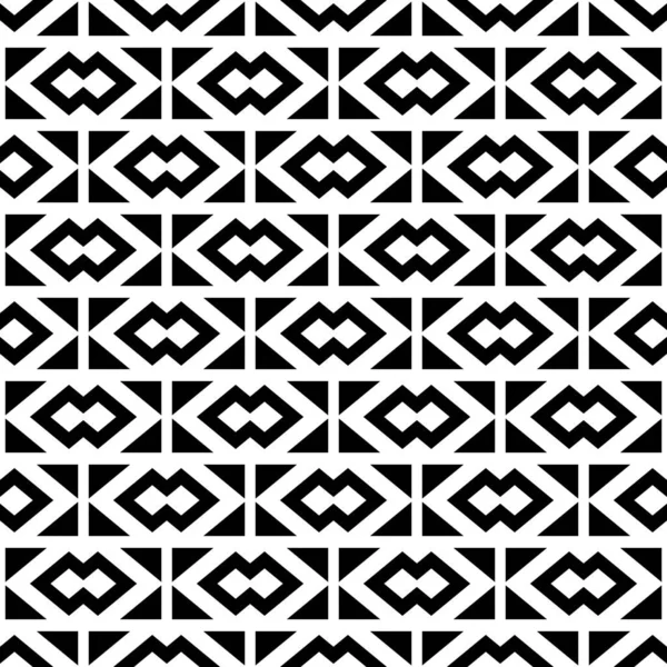 Бесшовный Рисунок Черно Белой Геометрической Формы Современная Стильная Текстура — стоковое фото