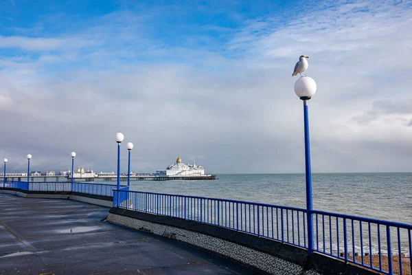 Лютого 2022 Року Поблизу Моря Вид Eastbourne Pier East Sussex — стокове фото