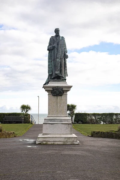 February 2022 Statue Spencer Compton Eastbourne East Sussex England — Stock Photo, Image