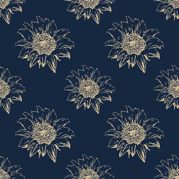 Naadloze Botanische Achtergrond Decoratief Patroon Voor Papier Cover Stof Interieur — Stockfoto