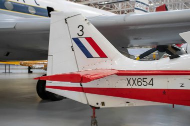 Cosford Shropshire Birleşik Krallık 15 Mart 2022. Kraliyet Hava Kuvvetleri Müzesi. Sergiler. Uçaklar