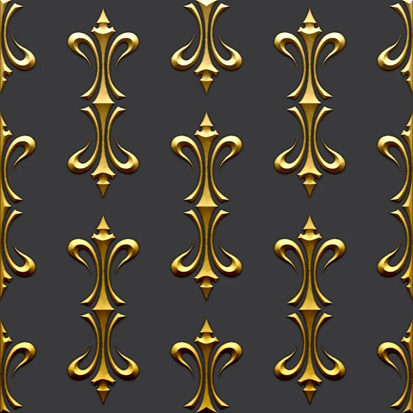 Luxuriöser Hintergrund Mit Goldenem Muster Zur Verwendung Auf Glückwunschkarten Hochzeitseinladungen — Stockfoto