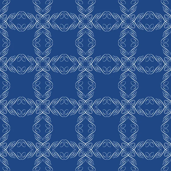 Seamless Pattern Trendy Blue Color Classic Blue Color Year 2020 — Stock Photo, Image