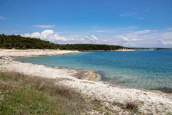 Beautiful Landscape Adriatic Sea Blue Water Sunny April Day Istria — Stock Photo, Image