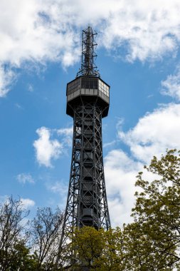 Prague Czech Republic April 27, 2022. Petrin Tower