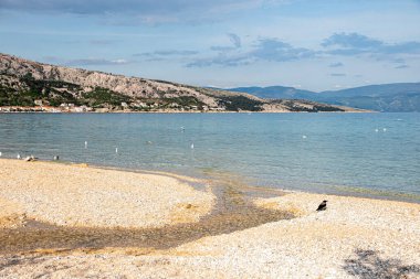Baska Croatia, May 3, 2022. Beautiful landscape on the island of Krk.