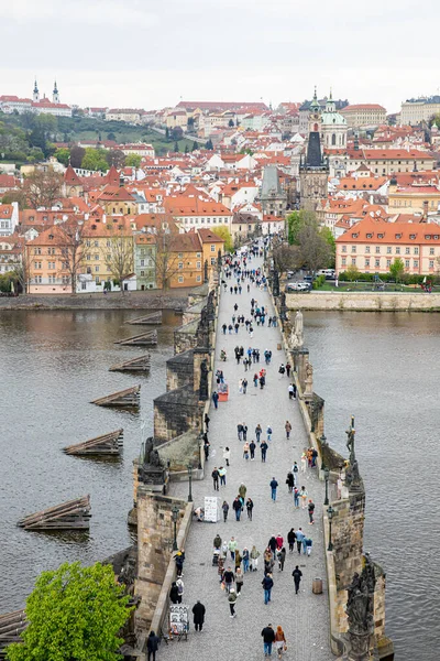 Prague Czech Republic April 2022 Architecture City Charles Bridge — 图库照片