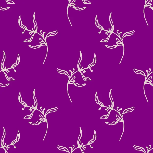 Безшумний Фон Модному Жовтковому Фіолетовому Кольорі Ботанічна Формула — стокове фото