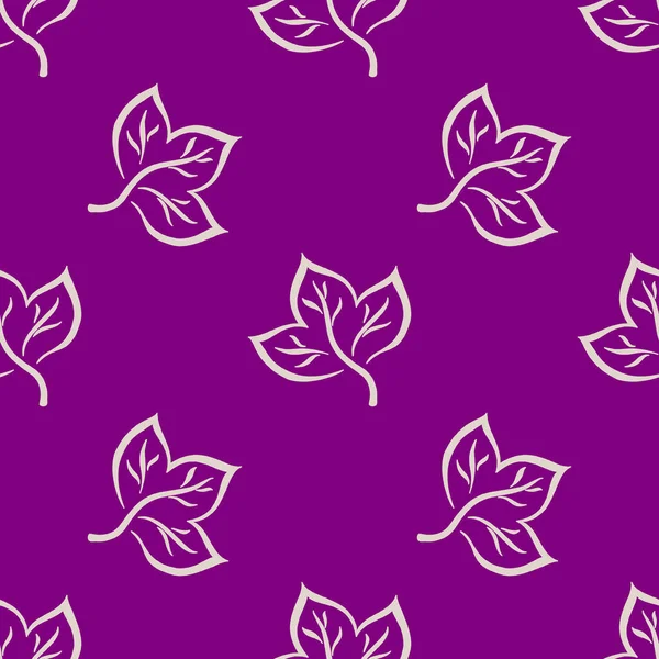 Fond Sans Couture Couleur Velours Violet Mode Formule Botanique — Photo