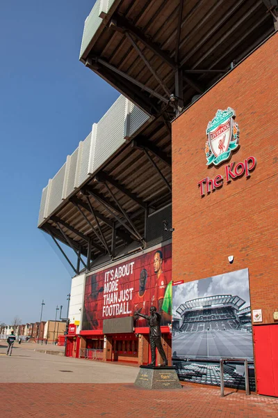 Liverpool England Mars 2022 Liverpool Anfield Stadium England — Stockfoto