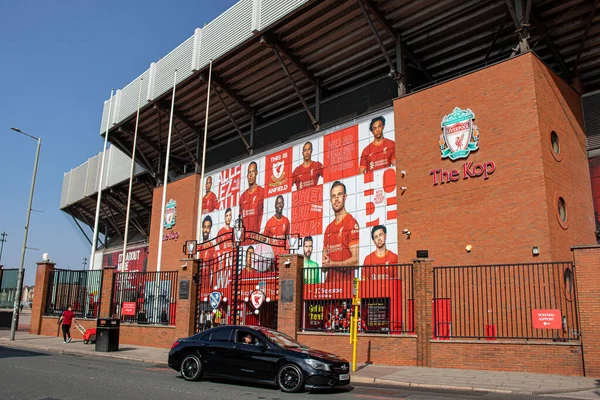 Liverpool Anglia Marca 2022 Stadion Liverpool Anfield Anglia — Zdjęcie stockowe