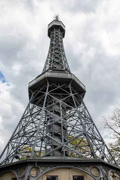 Praga República Checa Abril 2022 Torre Petrin — Fotografia de Stock