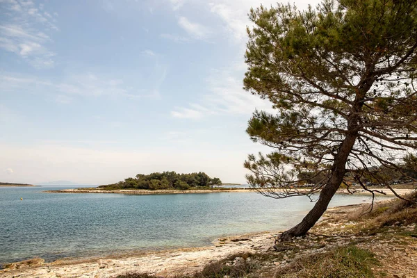 1Er Avril 2022 Beau Paysage Sur Mer Adriatique Avril Journée — Photo