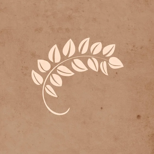 Printable Trendy Botanical Card Use Cover Fabric Wall Art — ストック写真