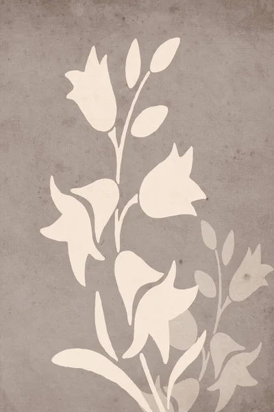 Botanische Illustratie Patroon Voor Ingelijste Wandafdrukken Canvas Schilderijen Posters Woondecoraties — Stockfoto