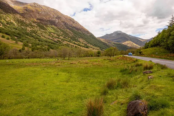 June 20224 Scotland Great Britain Beautiful Mountain Landscape — Stock fotografie