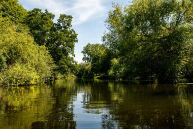 Warwick Warwickshire England. Beautiful landscape on the River Avon