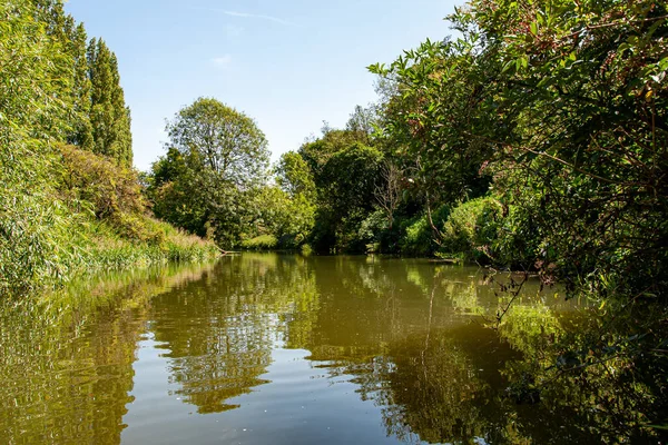 Warwick Warwickshire England Beautiful Landscape River Avon — стоковое фото
