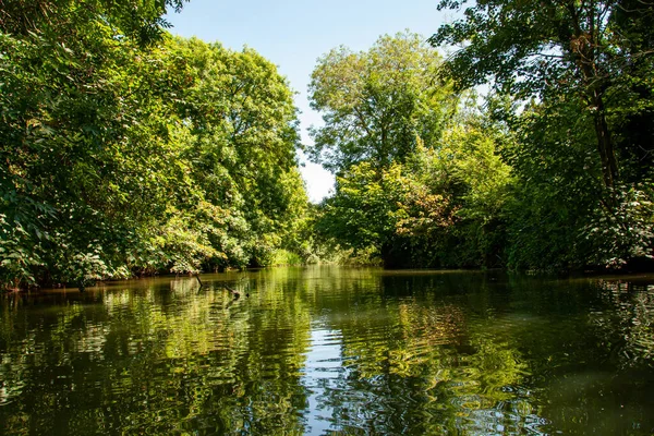 Warwick Warwickshire England Beautiful Landscape River Avon — стоковое фото