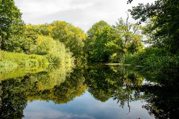 Warwick Warwickshire England Beautiful Landscape River Avon — стоковое фото