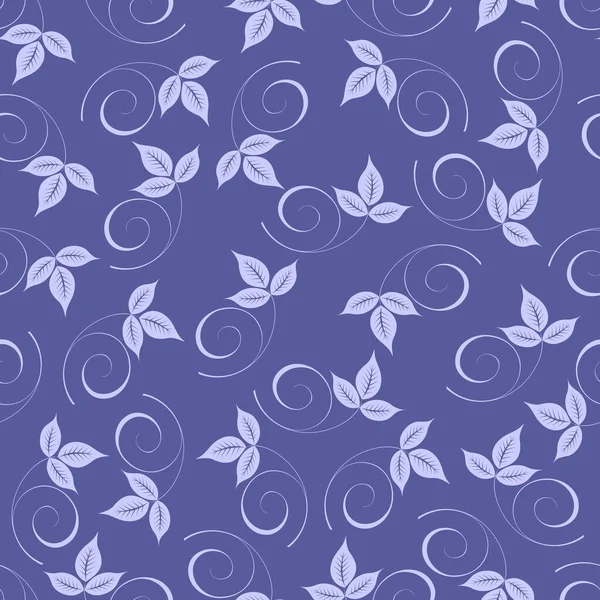 无缝隙图案 呈淡紫色 非常漂亮 2022年的色彩 植物学模式 — 图库照片