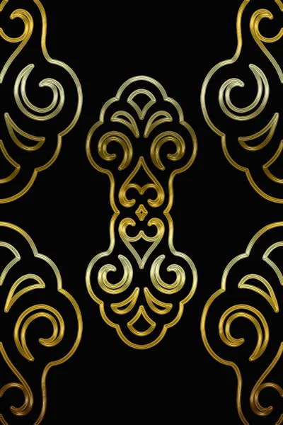 Luxurious Background Golden Pattern Use Birthday Cards Wedding Invitations Business — Foto Stock
