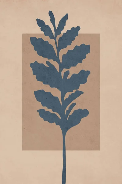 Tarjeta Botánica Moda Imprimible Uso Para Cubierta Papel Pintado Arte — Foto de Stock