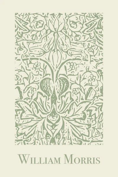 Cartaz Botânico Imprimível Flores Folhas Ilustração Projeto Tampa Pintura Parede — Fotografia de Stock