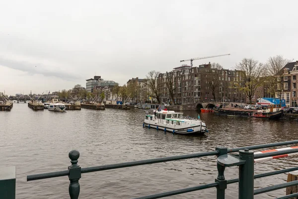 Abril 2022 Amsterdam Países Bajos Hermoso Paisaje Arquitectura Ciudad — Foto de Stock