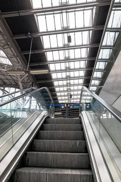 Prag Tschechische Republik April 2022 Hauptbahnhof Der Größte Bahnhof — Stockfoto