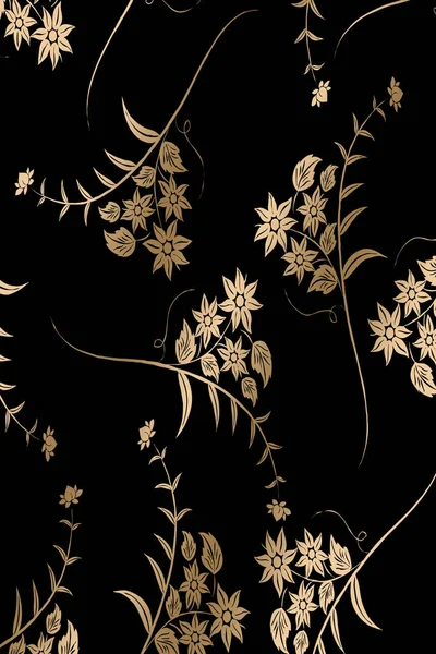 Minimalistischer Hintergrund Für Website Cover Design Bedruckbar Wanddekoration Goldene Botanische — Stockfoto