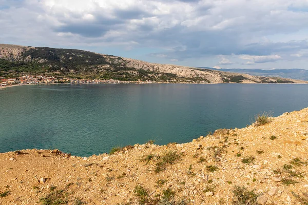 Baska Croatie Mai 2022 Beau Paysage Mer Adriatique Sur Île — Photo