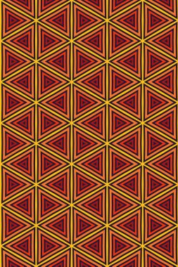 Colorful pattern in the 60s, 70s surface design, fabrics, paper, stationery, cards, banners, textiles