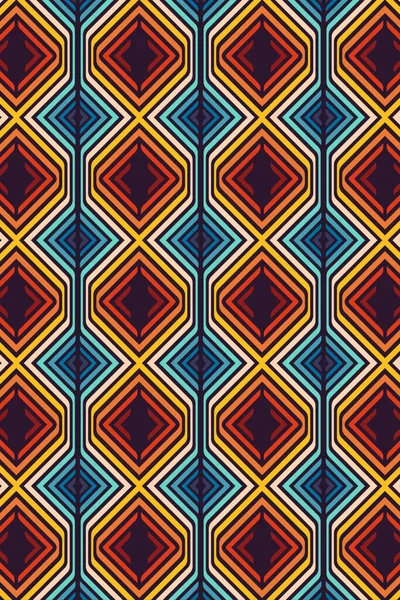Colorful Pattern 60S 70S Surface Design Fabrics Paper Stationery Cards — Stok fotoğraf