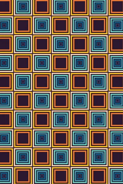 Colorful Pattern 60S 70S Surface Design Fabrics Paper Stationery Cards — Stockfoto