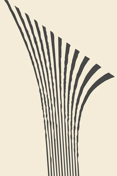 Matisse Ten Esinlenilmiş Soyut Illüstrasyon Estetik Elle Çizilmiş Soyut Şekillerle — Stok fotoğraf