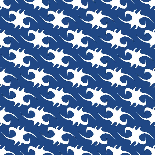 Seamless Pattern Trendy Blue Color Classic Blue Color Year 2020 — 图库照片